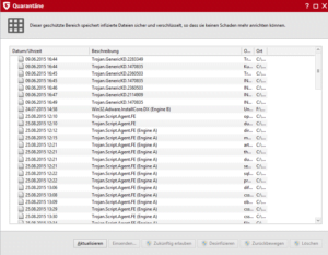 Screenshot Virenfund