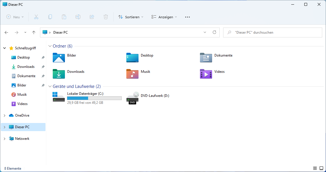 Windows 11 Explorer
